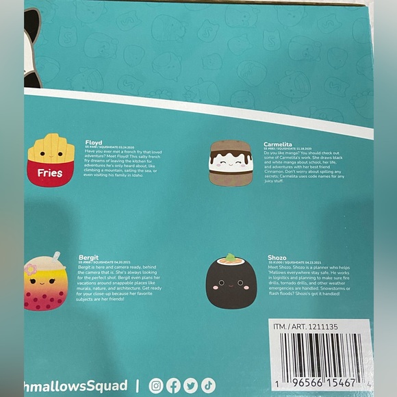 8-pack Mini Squishmallows 5 in, Food Edition - Picture 6 of 11
